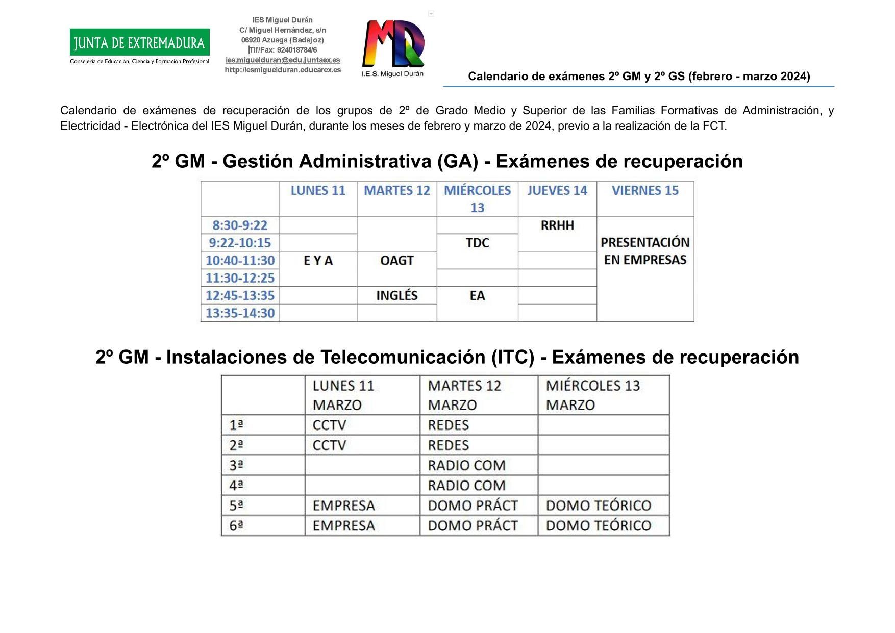 EXÁMENES 2º GM GS MARZO ANTES FCT PUBLICAR 2 1